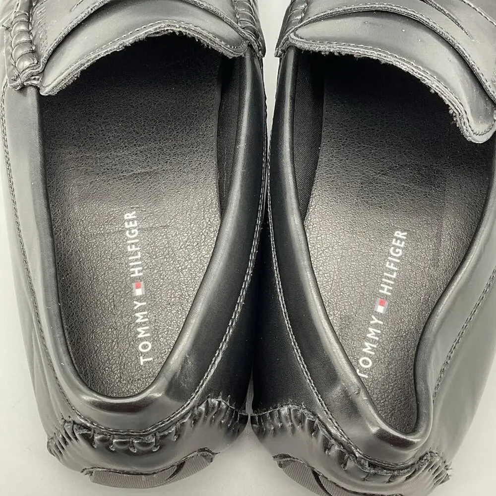 NEW Tommy Hilfiger Men’s Amile Loafers Black Size 9.5M